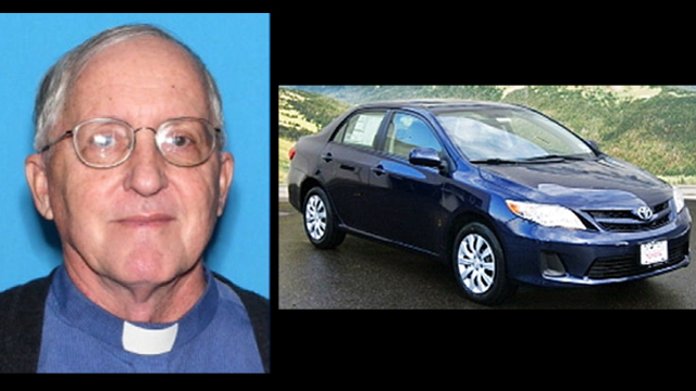 Father Rene Robert and his Blue Toyota 