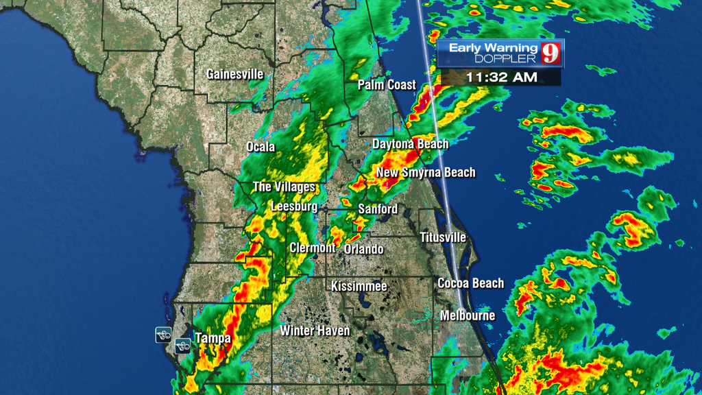 Severe Weather Moves Through Central Fla Ahead Of Cold Front Wftv Severe Weather Moves Through Central Fla Ahead Of Cold Front Wftv